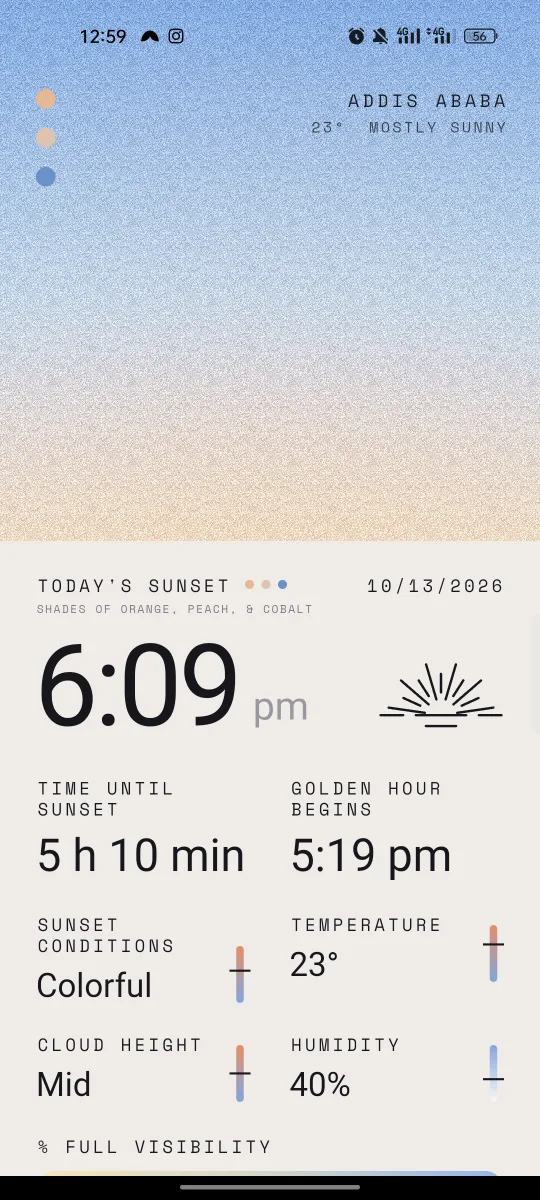A screen of Wazer