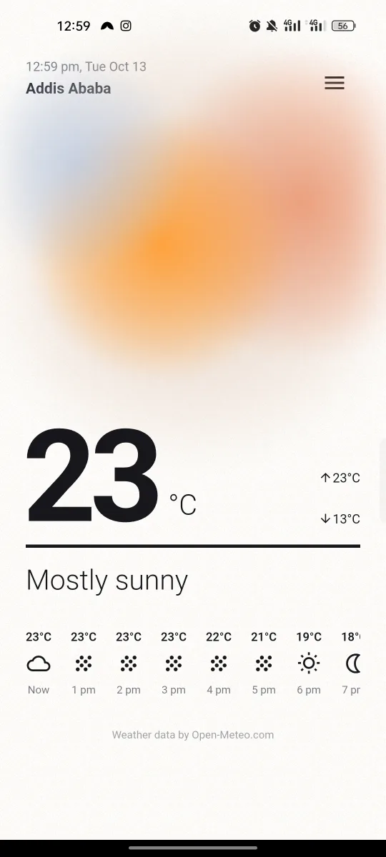 A screen of Wazer