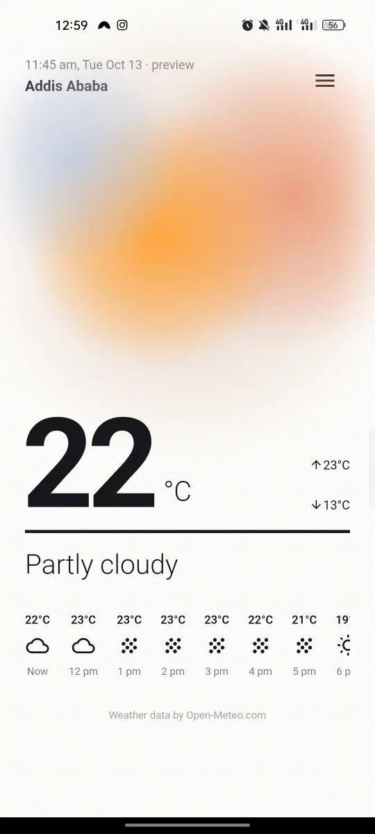 A screen of Wazer