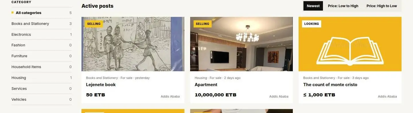 aside, as the page shows it