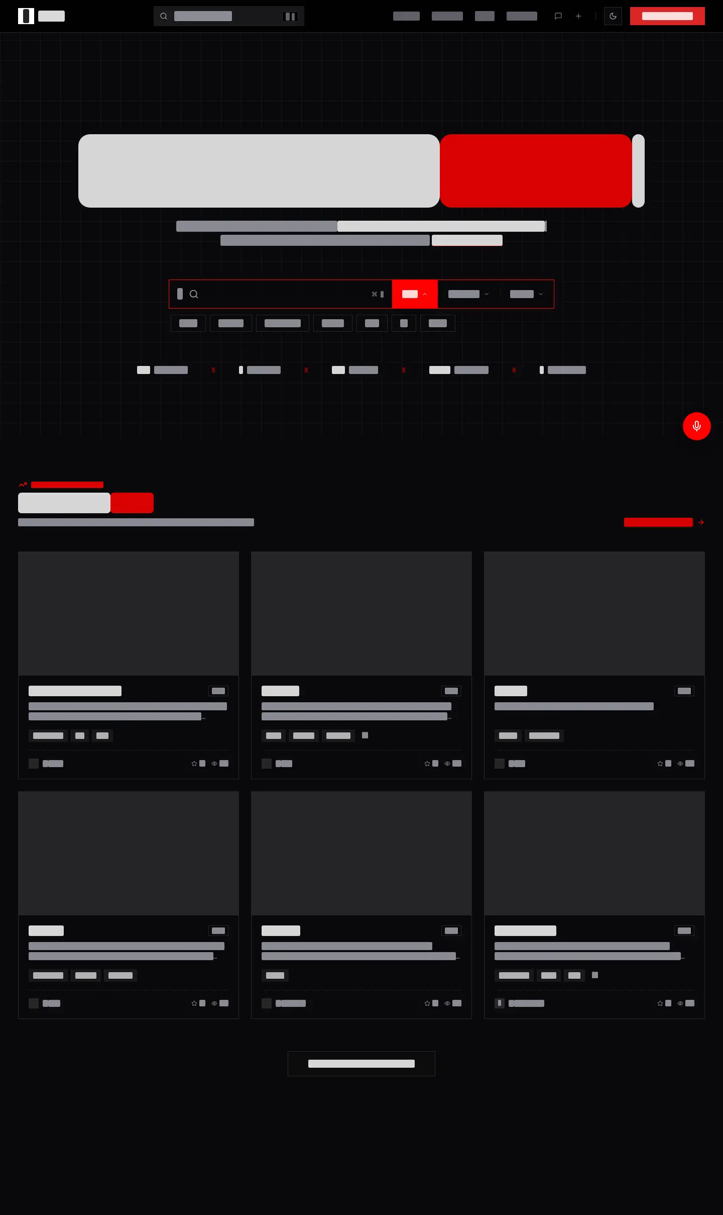 Desktop layout of ANDY's taste, content removed