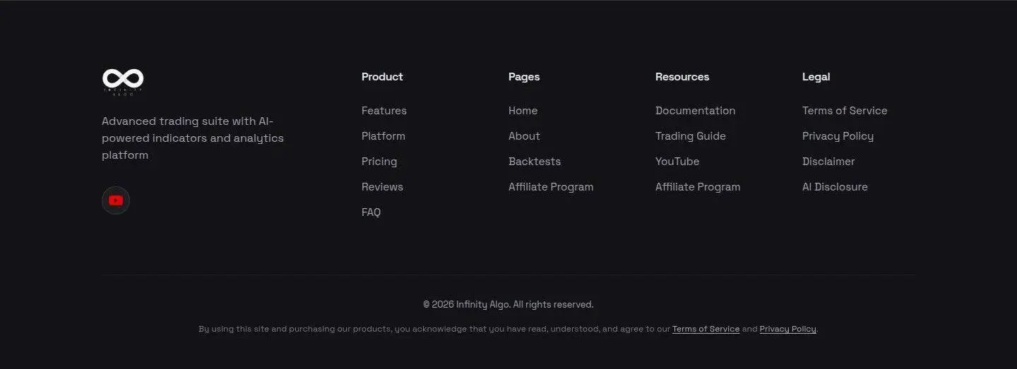 footer, as the page shows it
