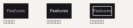nav-link: rest, hover, focus