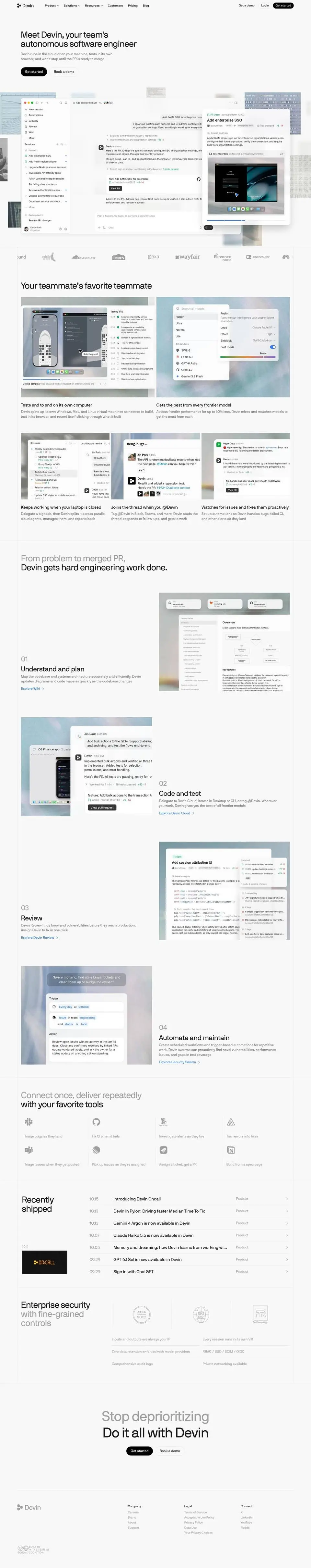 The whole page