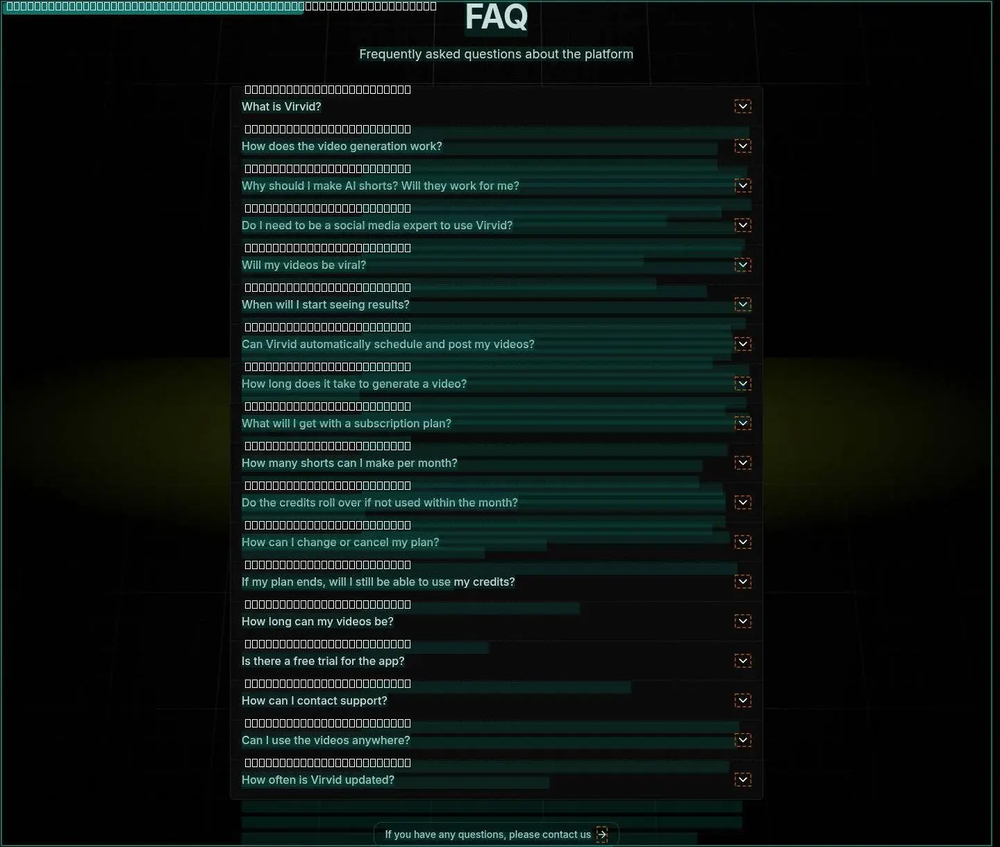 faq, its anatomy