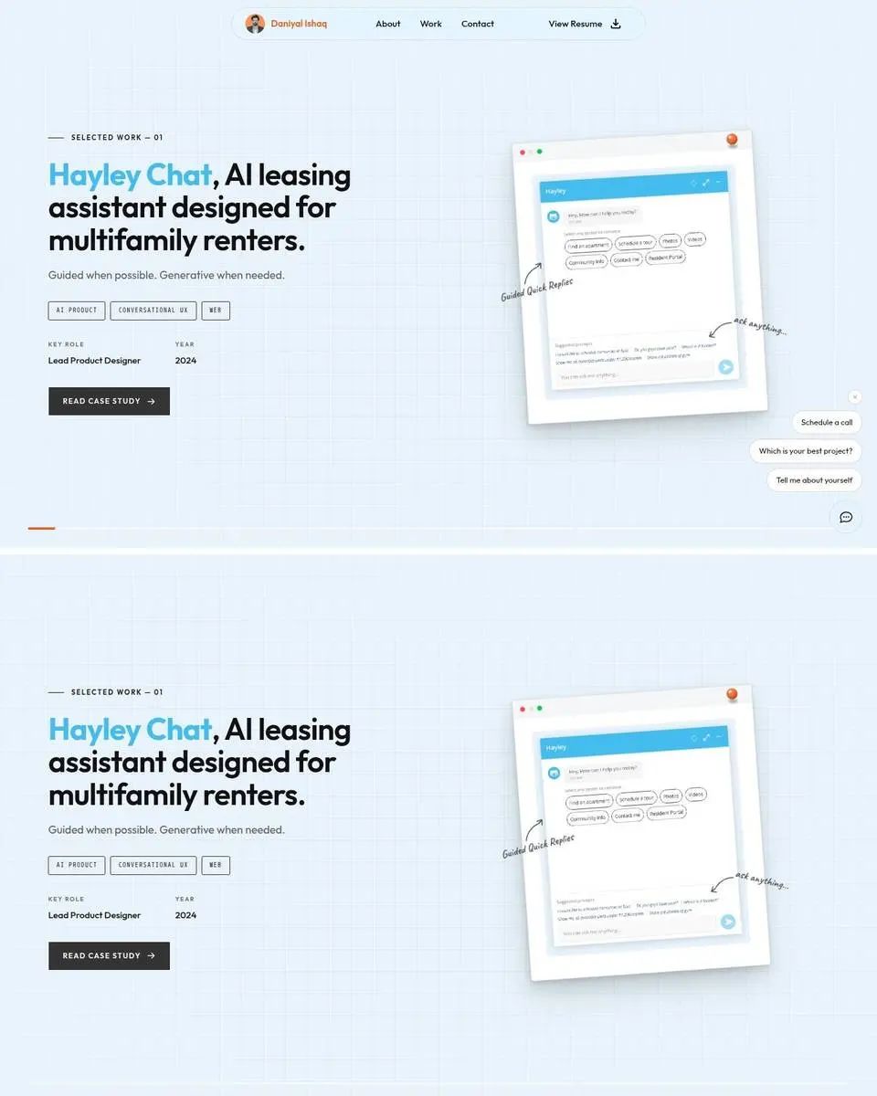 The whole page