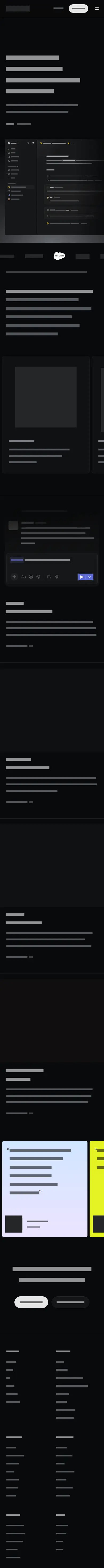 Phone layout of linear.app, content removed