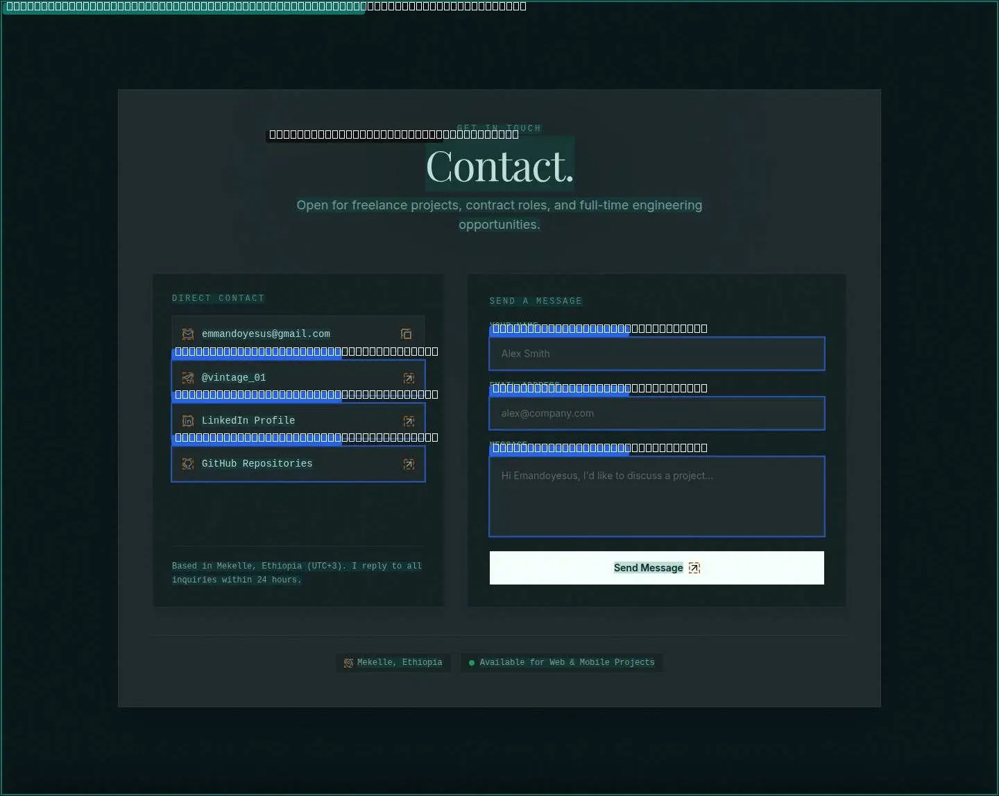contact, its anatomy