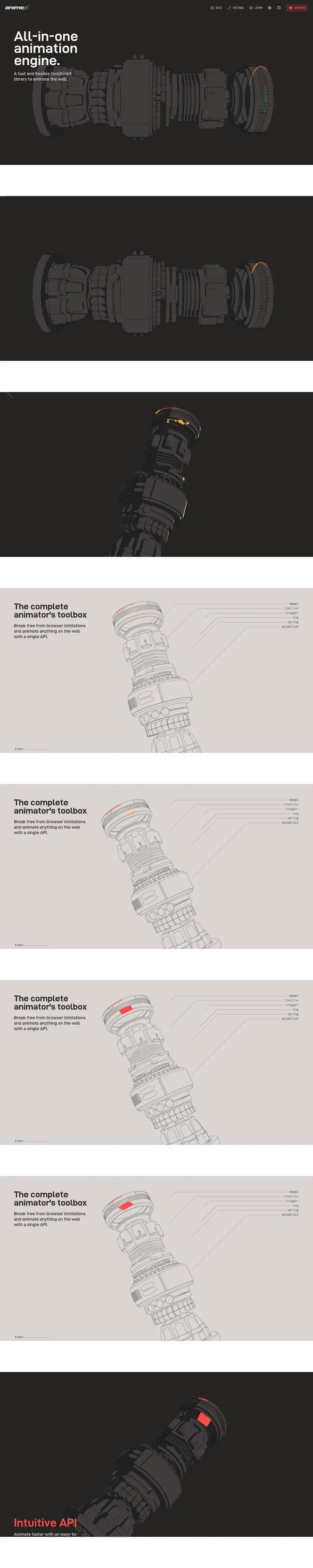The whole page