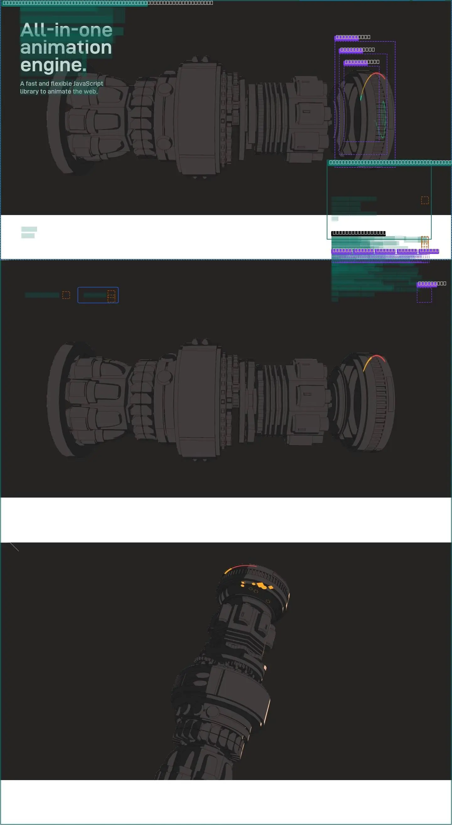 animejs.com: intro, its anatomy