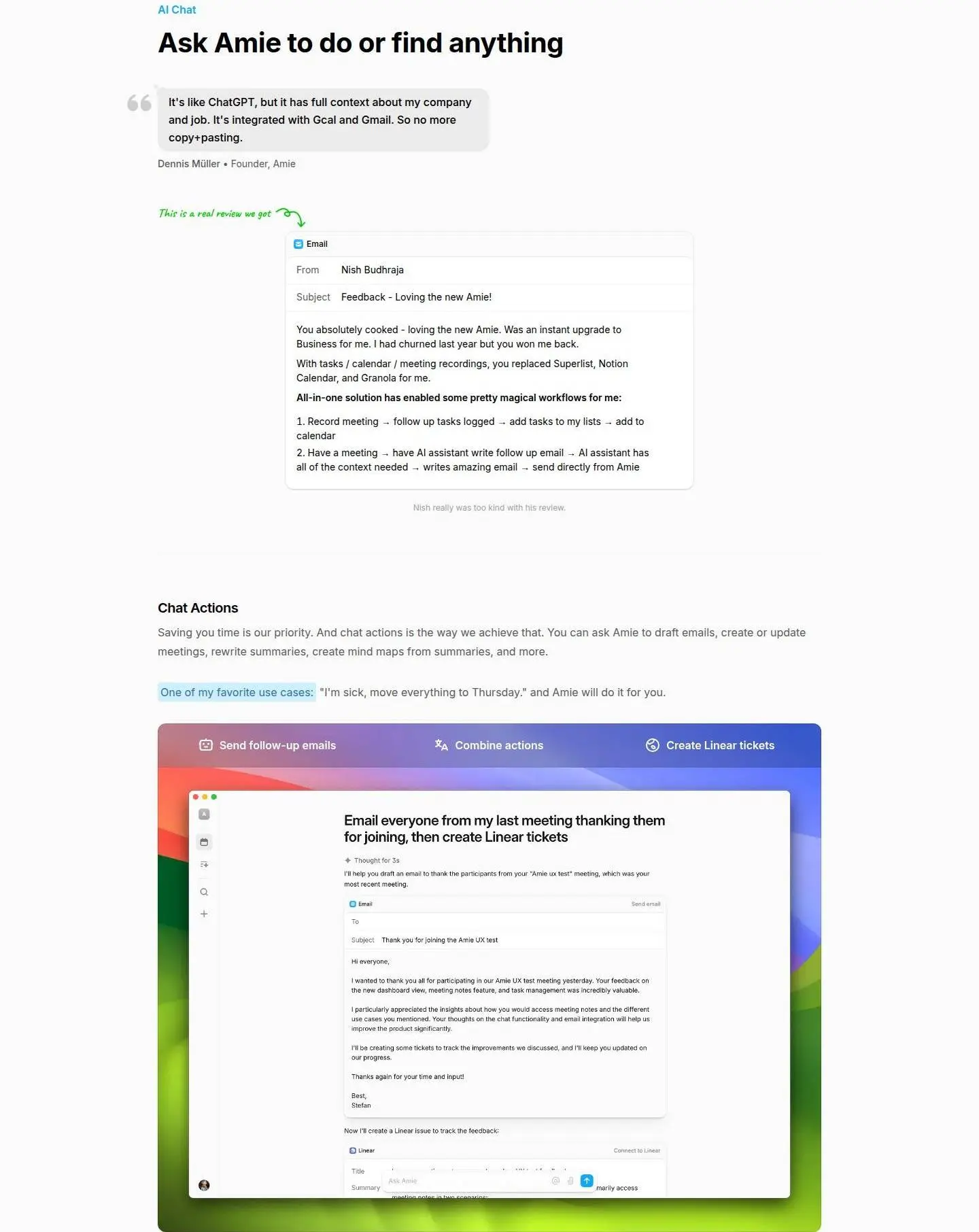 chat, as the page shows it