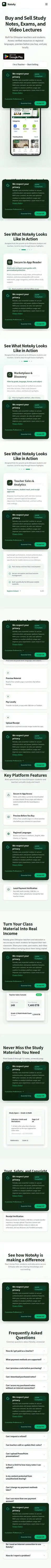 The whole page on a phone