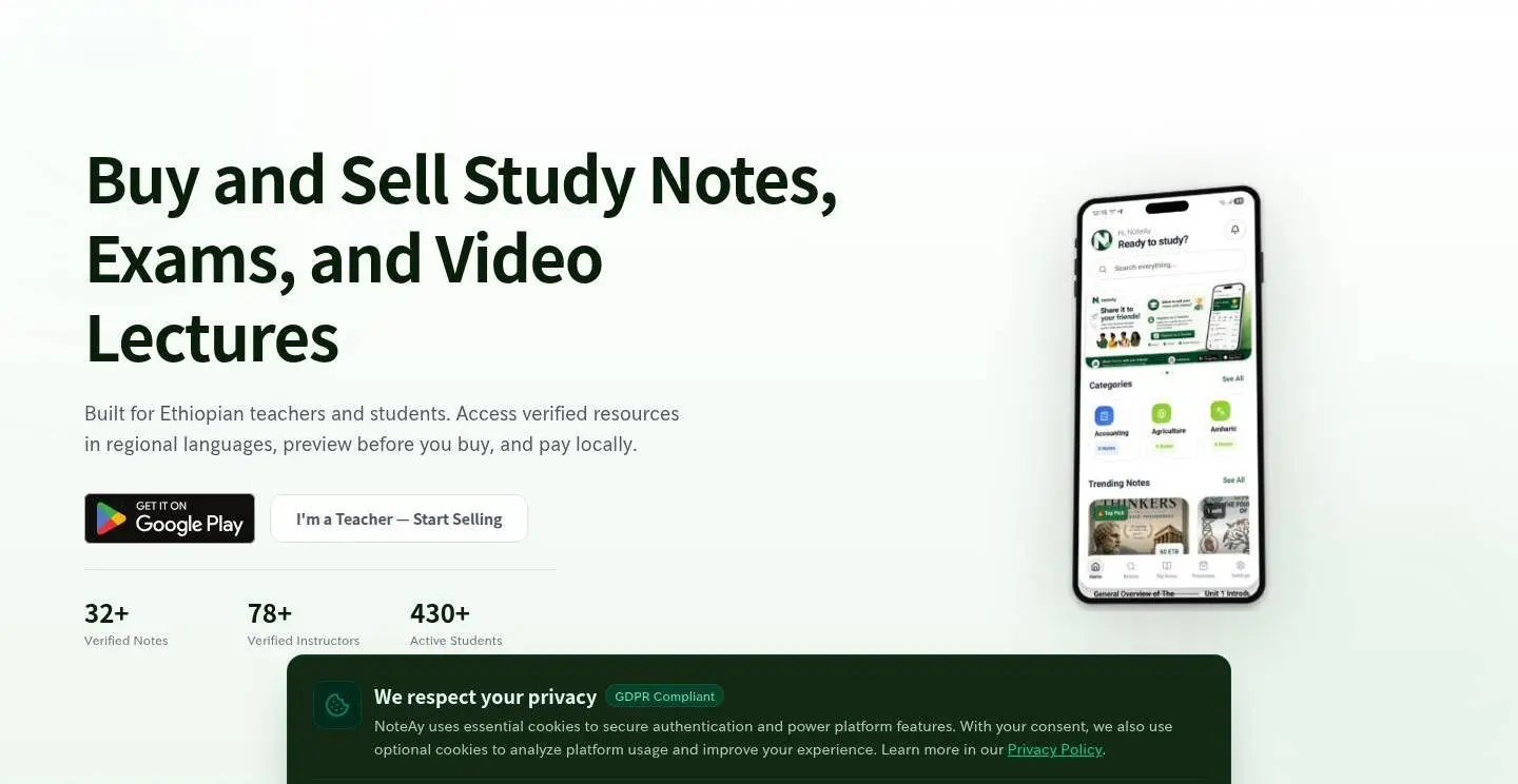 noteay.et: section, as the page shows it