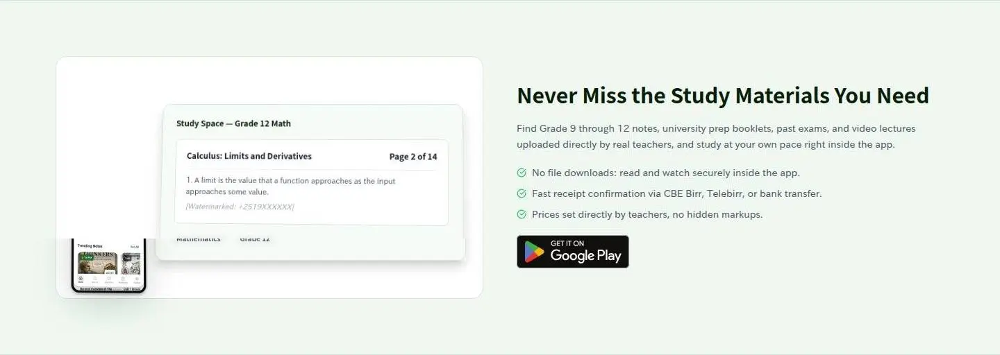students, as the page shows it