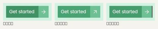 button: rest, hover, focus