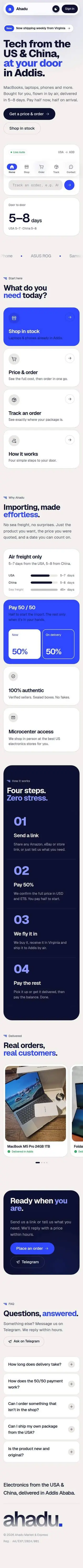 The whole page on a phone