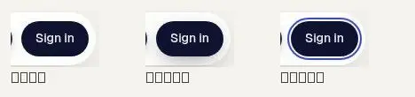 button: rest, hover, focus