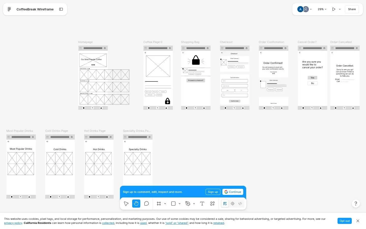 div, as the page shows it