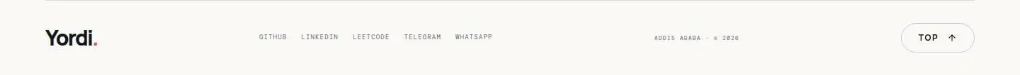 footer, as the page shows it