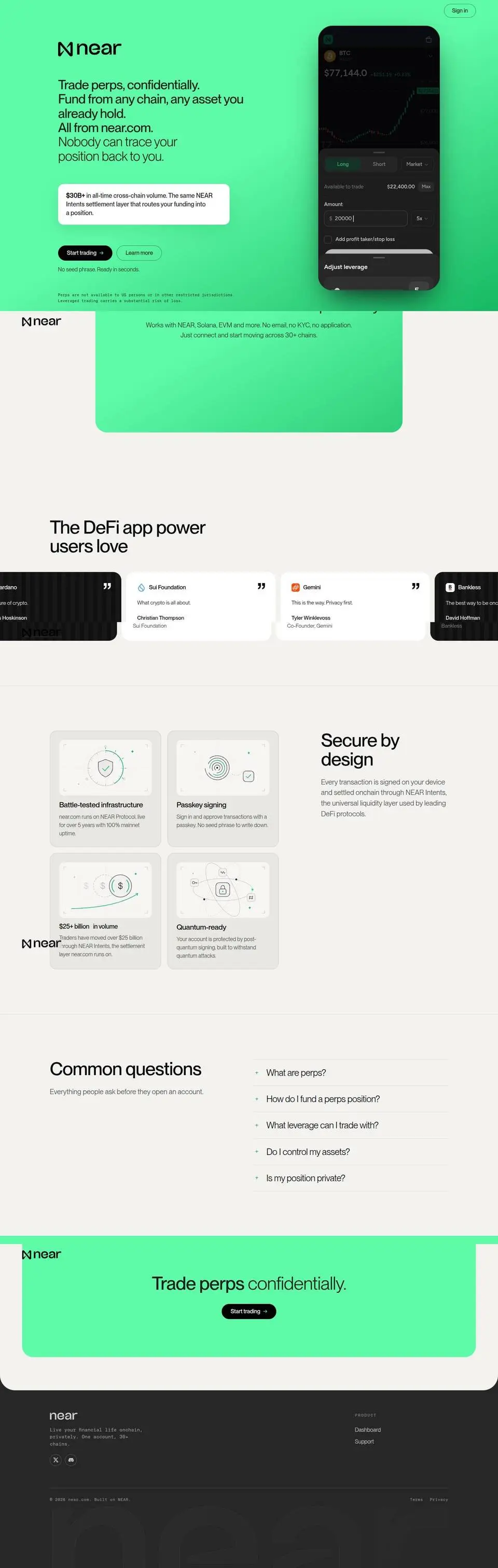 The whole page