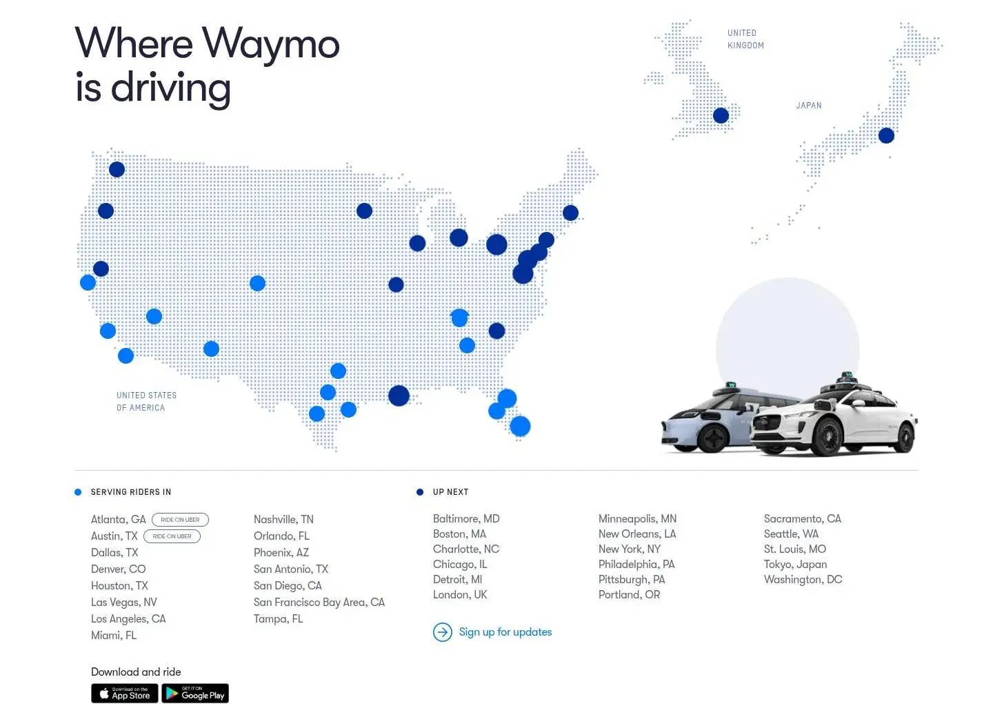 rides map, as the page shows it