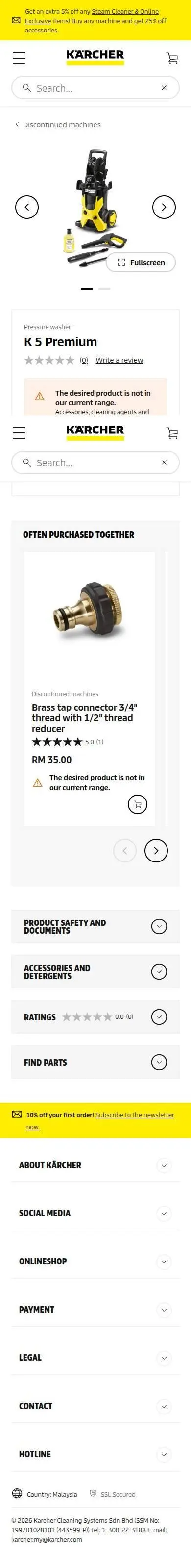 The whole page on a phone