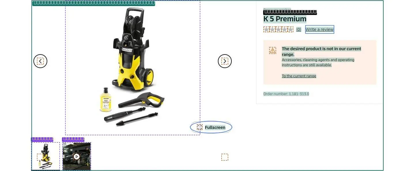 karcher.com: div, its anatomy