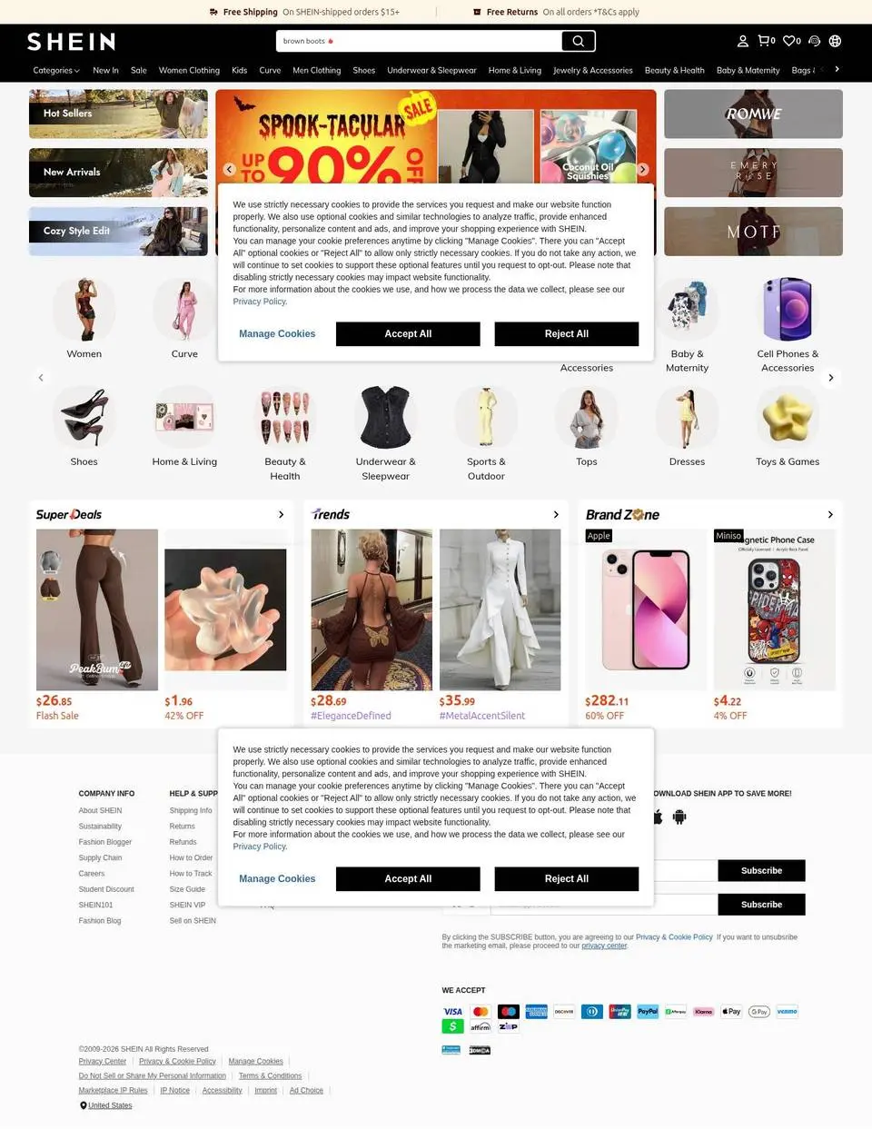 The whole page