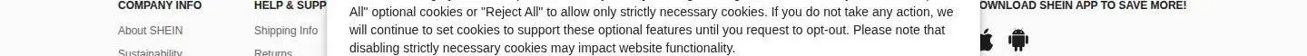 footer, as the page shows it