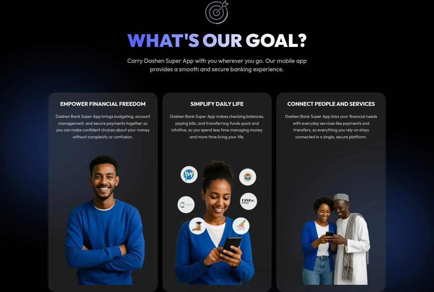 ourgoal, as the page shows it