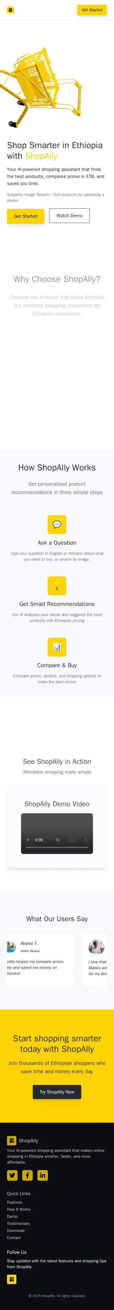 The whole page on a phone