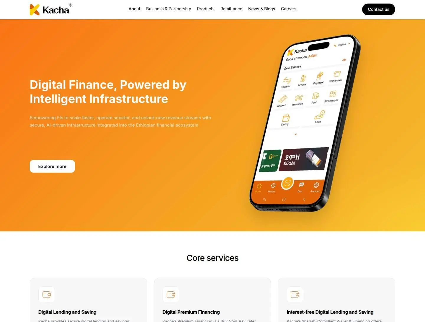kacha.et: div, as the page shows it