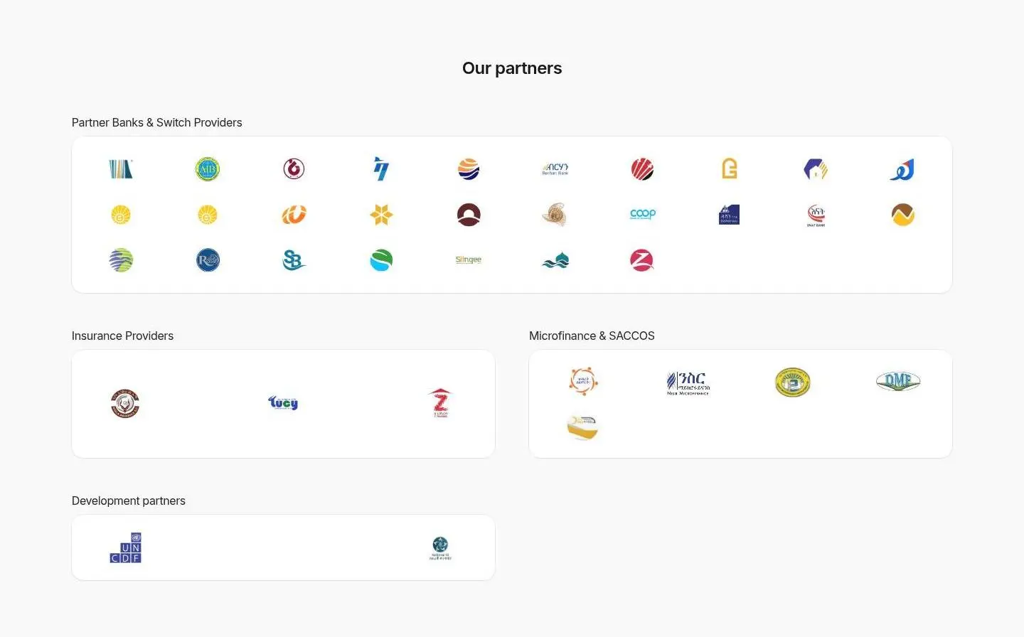 partners, as the page shows it