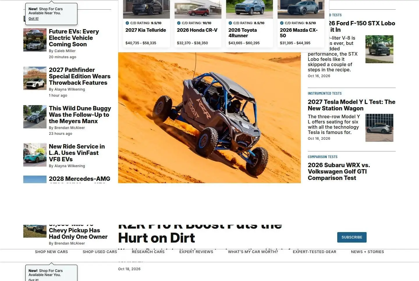 caranddriver.com: 69be1e4d 6483 4f01 b, as the page shows it