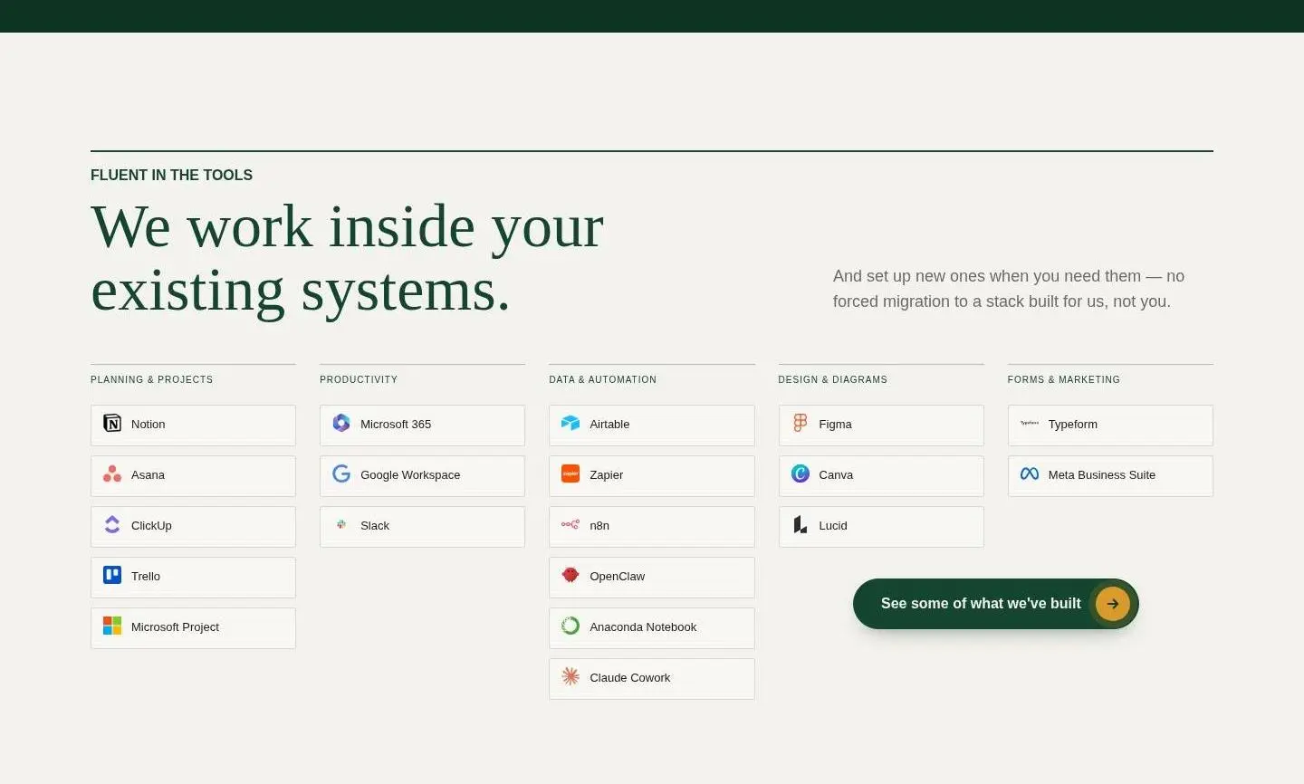 tools, as the page shows it