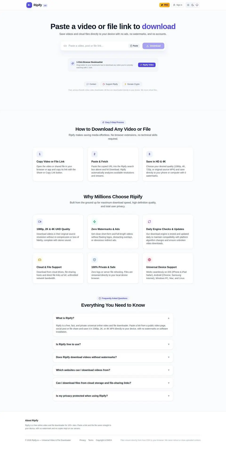 The whole page