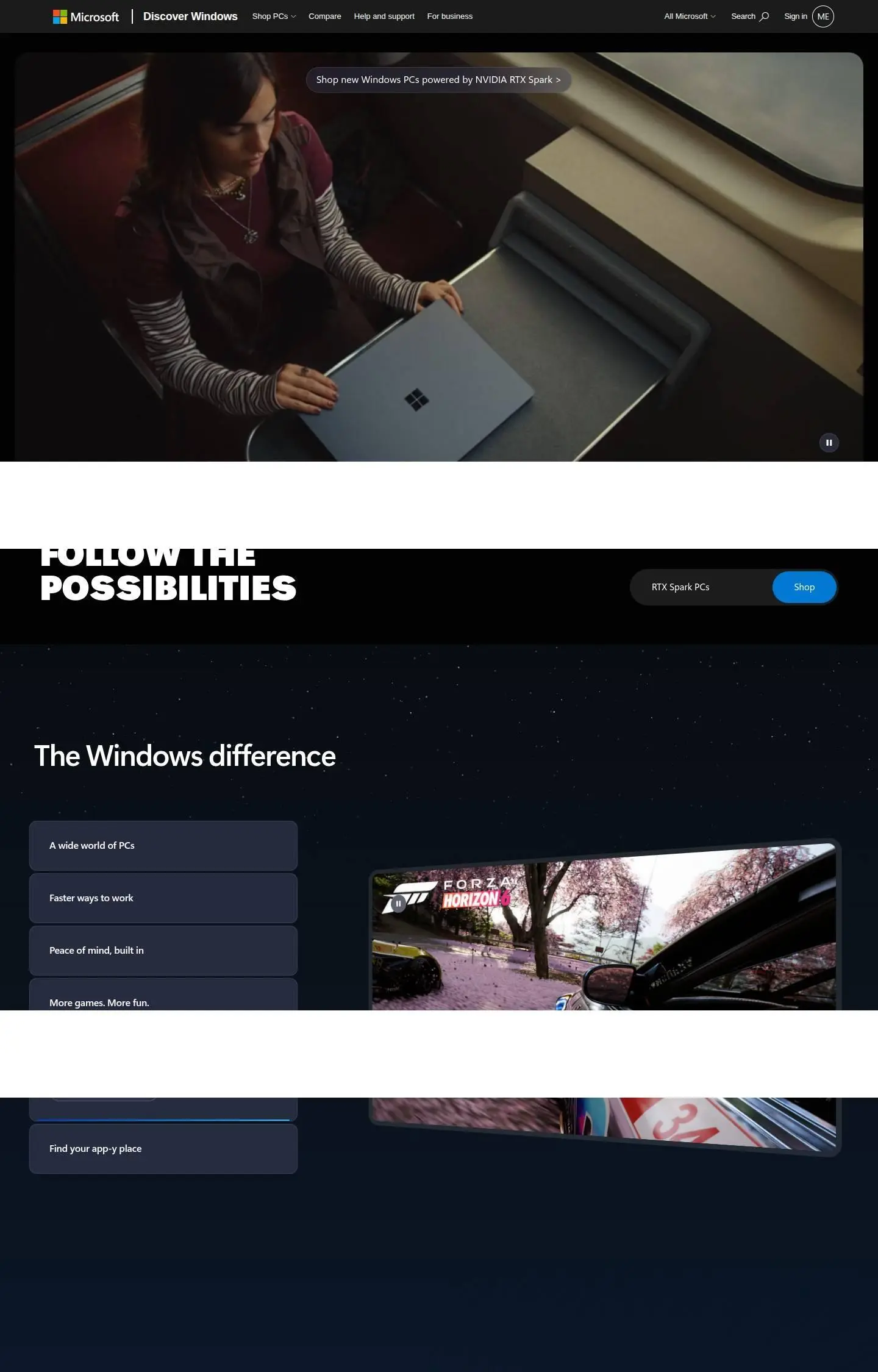 security, as the page shows it