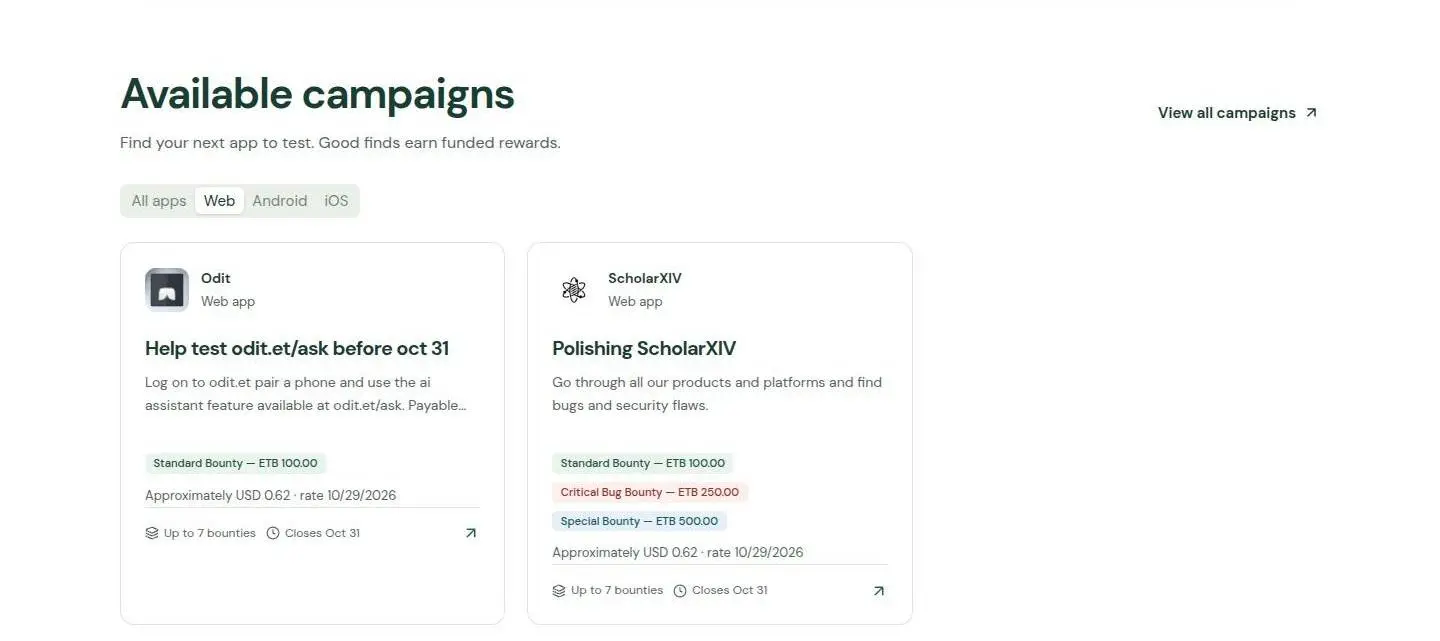 div, as the page shows it