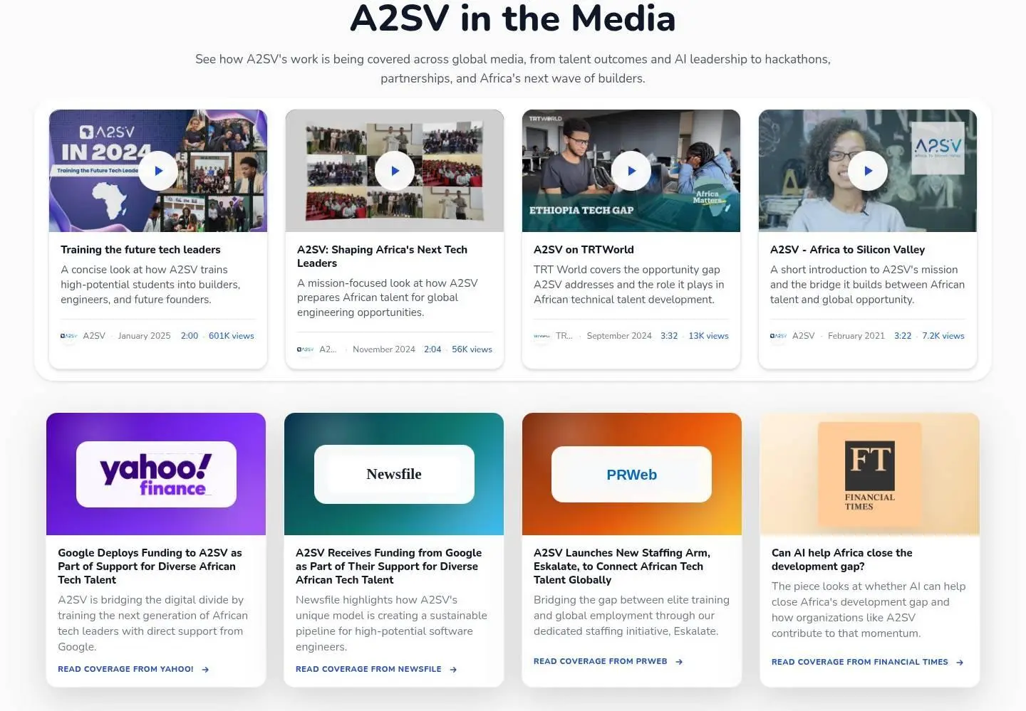 media section, as the page shows it