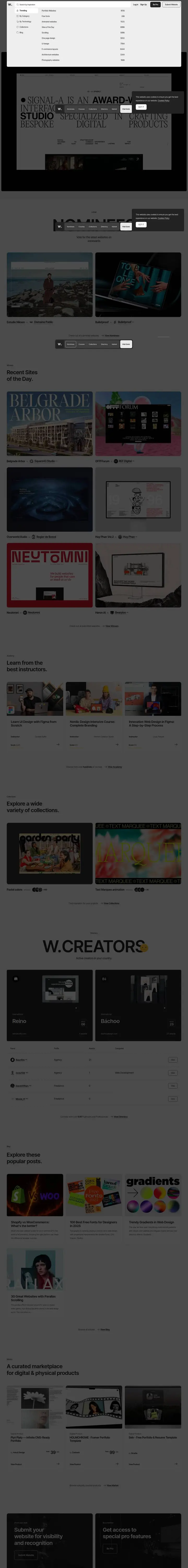 The whole page