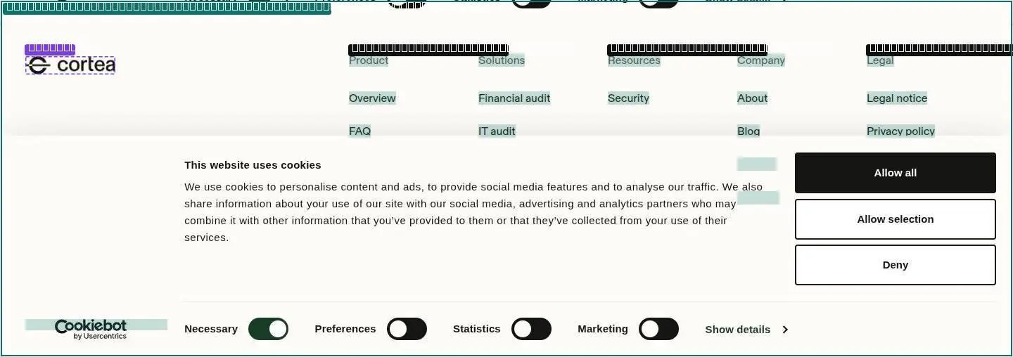 footer, its anatomy