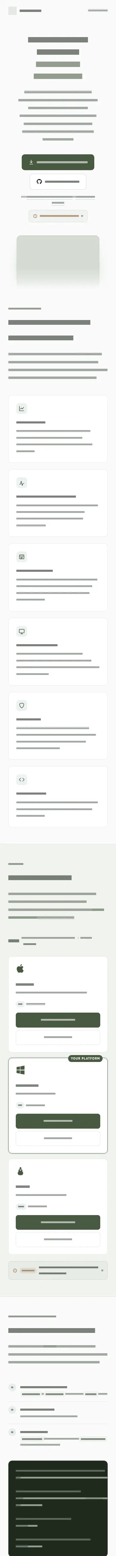 Phone layout of getloadcell.com, content removed