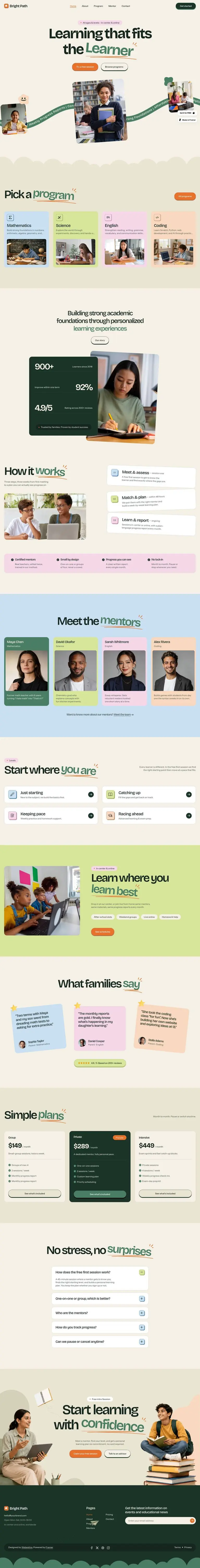 The whole page