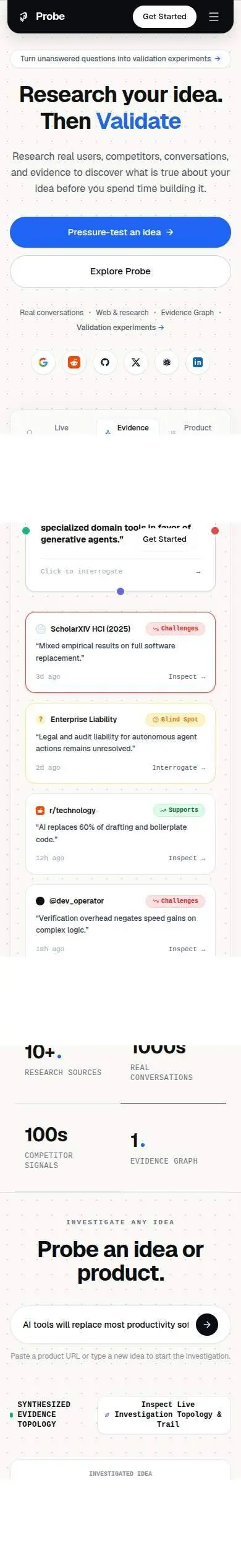 The whole page on a phone
