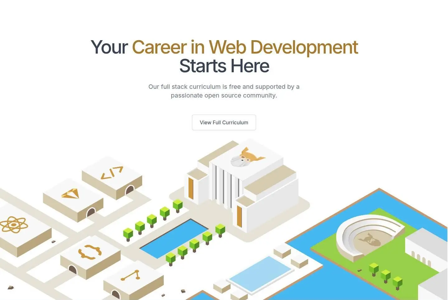 theodinproject.com: div, as the page shows it