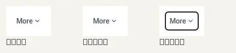 button: rest, hover, focus
