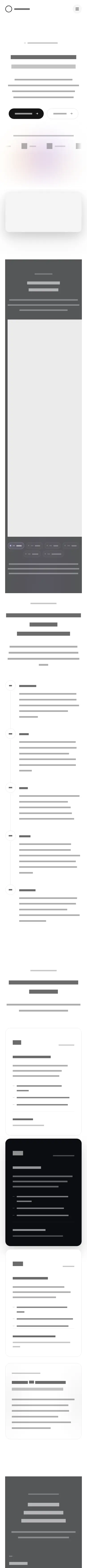 Phone layout of openship.io, content removed