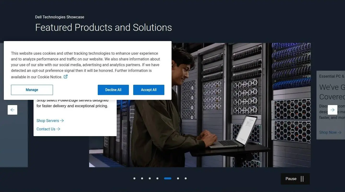 ghpg promo section, as the page shows it