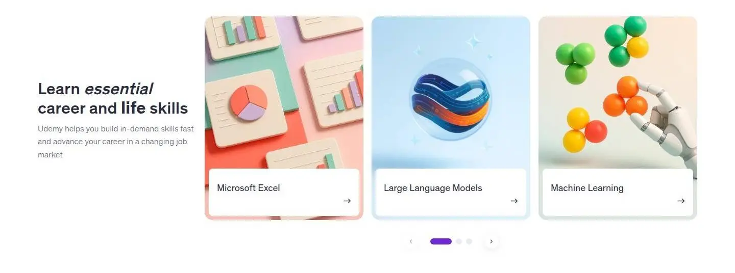 udemy.com: section, as the page shows it