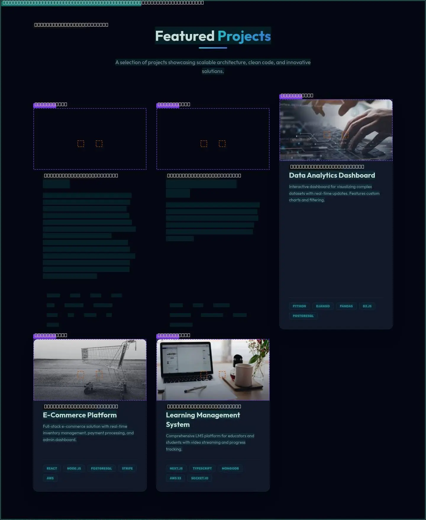 projects, its anatomy